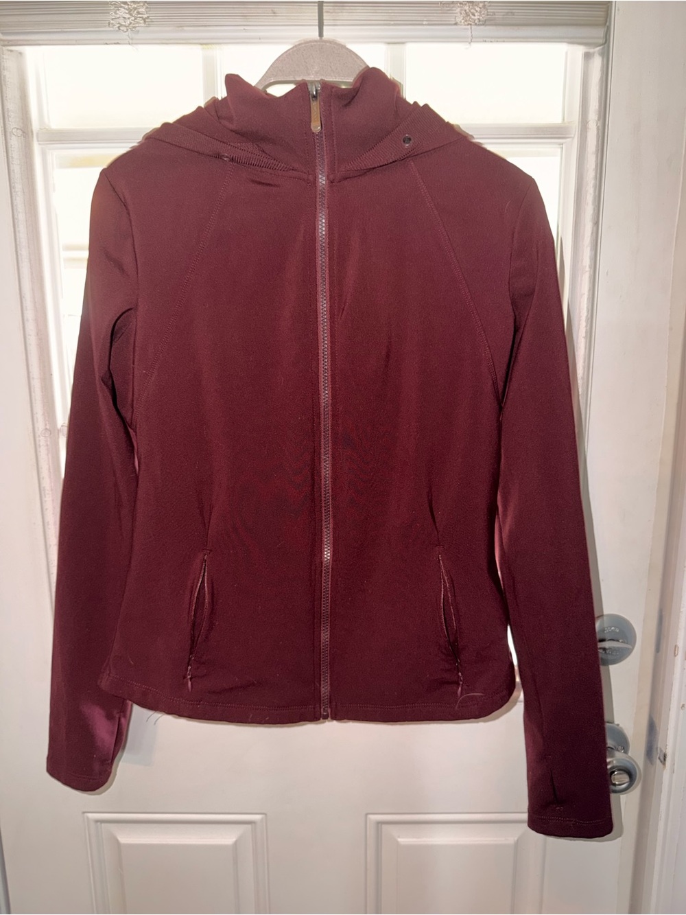 Women’s Burgundy Athletic Jacket